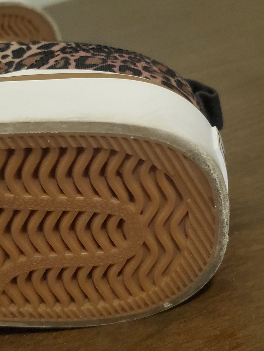 adidas Leopard-Print Platform Sneakers in Black, white and Brown - Picture 11 of 12